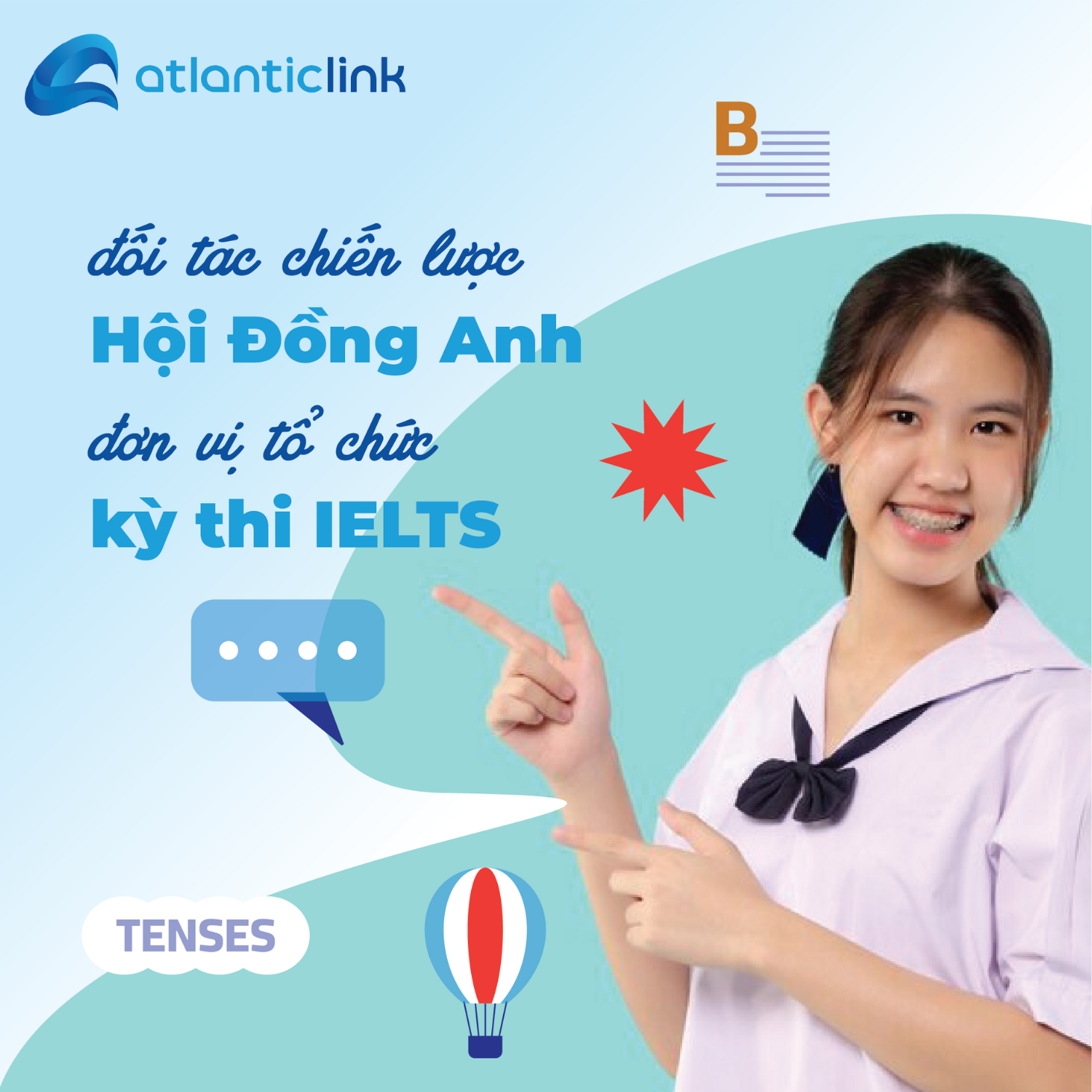 ATLANTICLINK - Đối tác chiến lược Hội Đồng Anh - đơn vị tổ chức kỳ thi IELTS